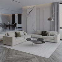 L-shape sofa-offwhite-L:300cm/ W:220cm