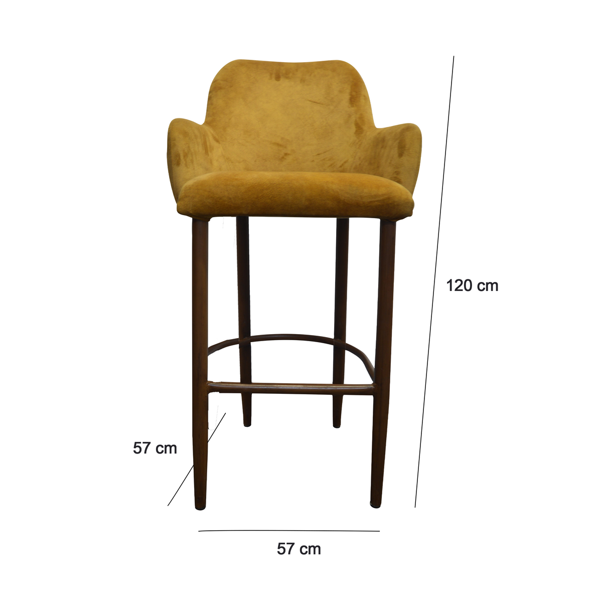 Bar chair-D:57cm/ W:57cm/ H: 120cm