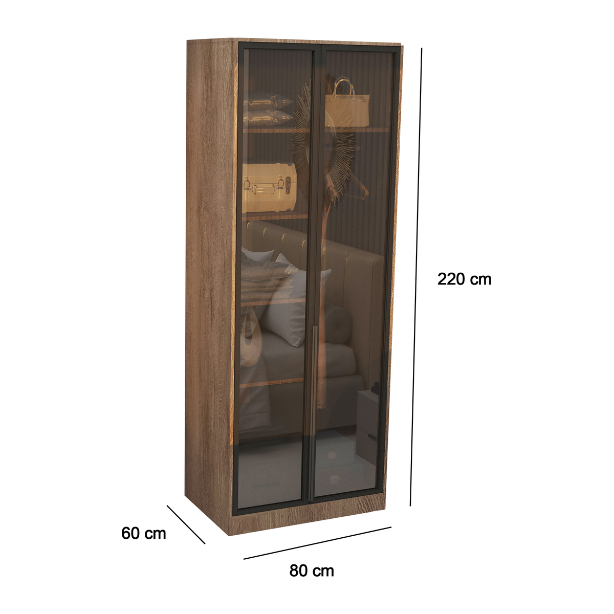 Wardrobe dressing-80*220*60cm