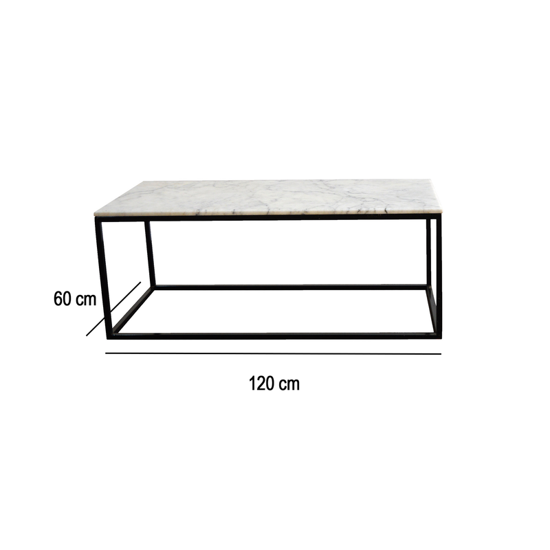 Square table-120*60cm-white