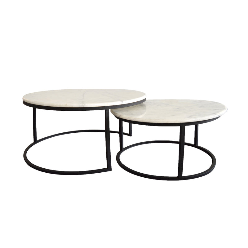 Round twin set tables