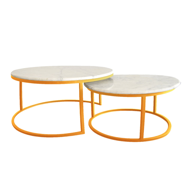 Round twin set tables 0.7*0.52 diameter